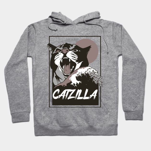 catzilla Hoodie by ArtRoute02